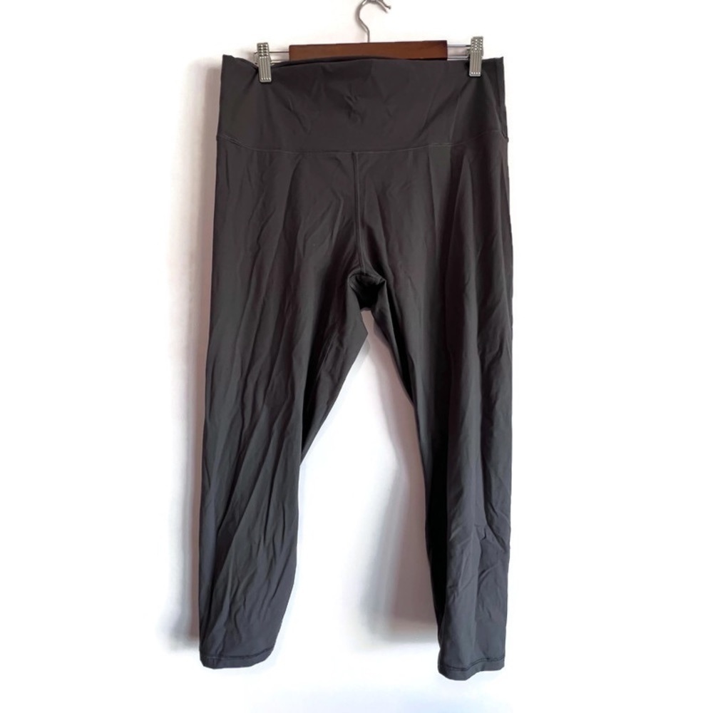 EUC EVERLANE Perform 24/7 Gray Nylon Blend Sustainable Leggings Ankle XXL